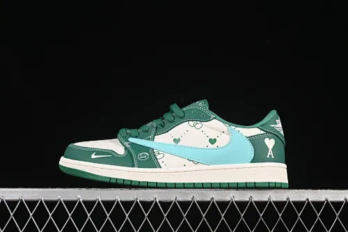 All categories Air Jordan Jordan series basketball shoes Air Jordan 1 Low high-end customized low-top sneakers Travis Scott x Fragment Design x Air Jordan 1 Low OG SP AJ1 Amy co-branded beige love low-top cultural casual sneakers LD2025-030
